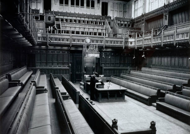 The New House Of Commons Chamber 1950 Historic Old Photo