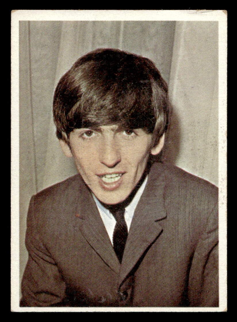 Topps 1964 Topps Beatles Color #3 Meet George Harrison (mk)