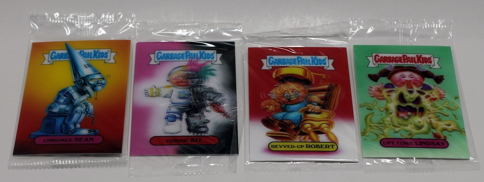 2023 Topps Garbage Pail Kids Mayhem 4-Card Box Topper 3D Collector Morph Set