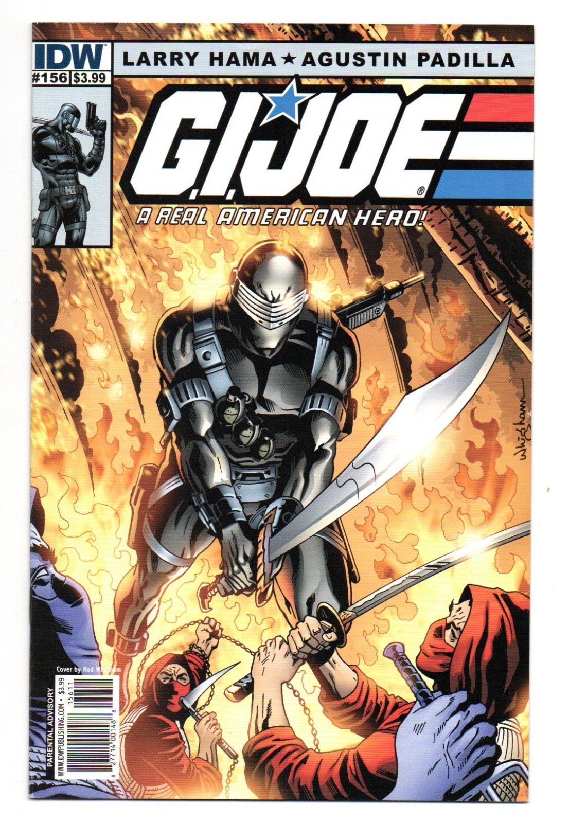IDW G.I. Joe: A Real American Hero #156 - Larry Hama & Agustin Padilla
