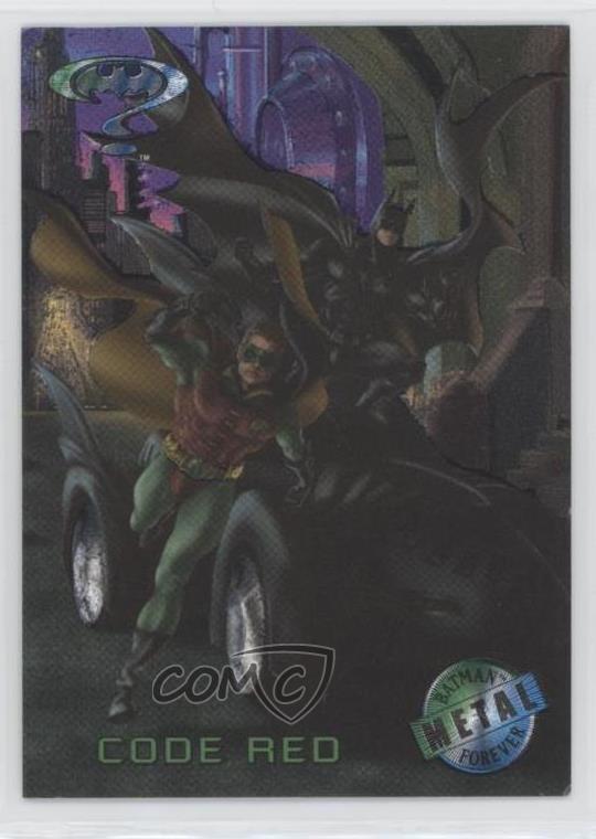 1995 Fleer Metal Batman Forever Code Red #97 05v0