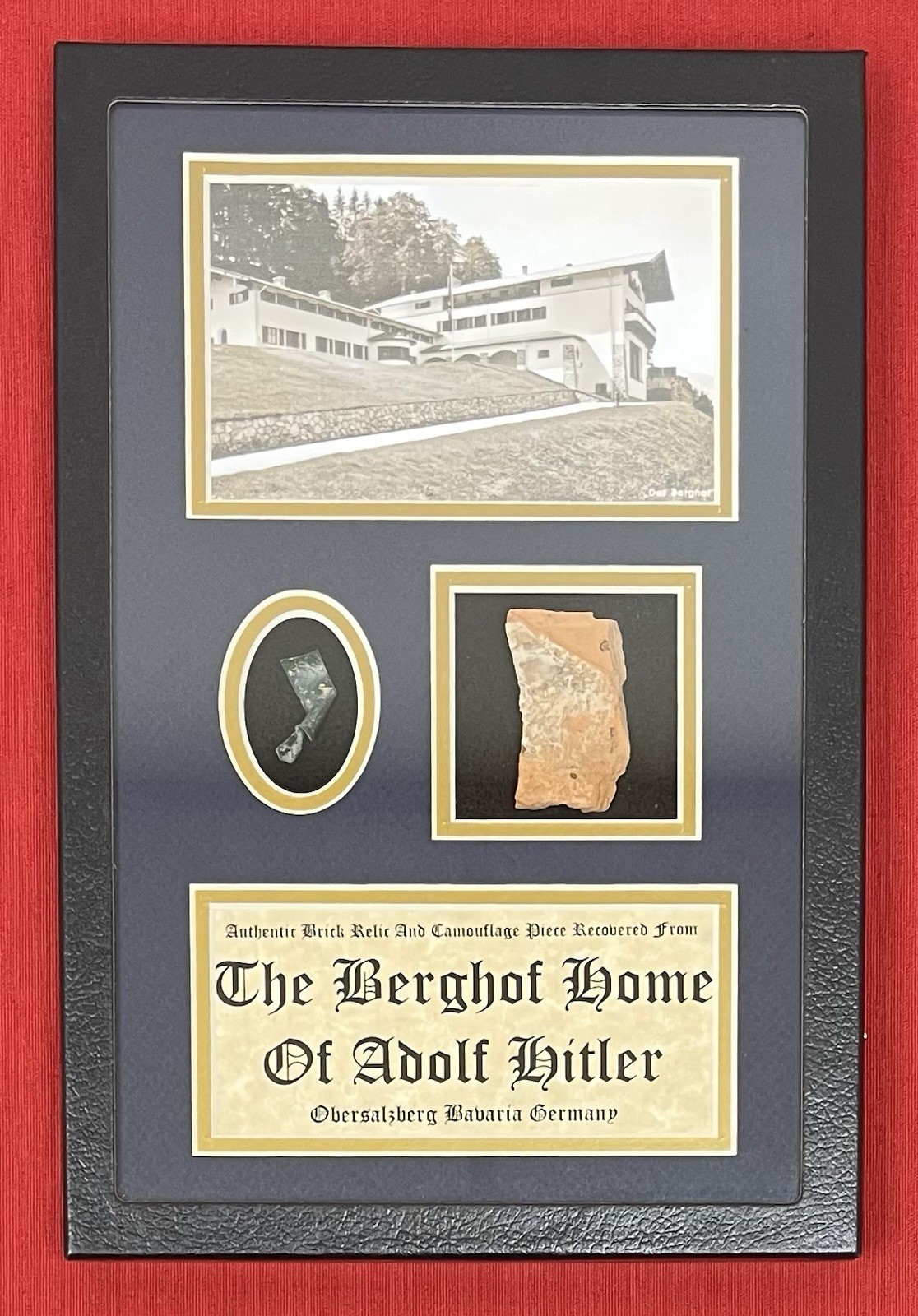 Authentic Brick From The Berghof - Gettysburg Museum Of History COA