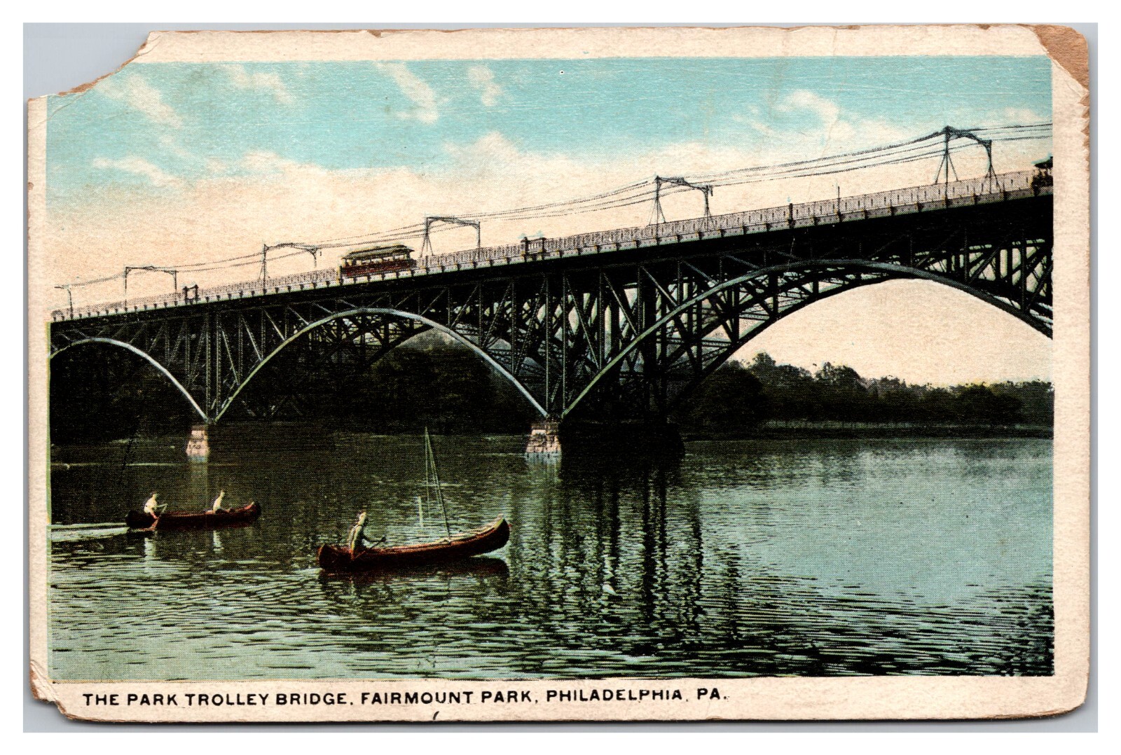 The Park Trolley Bridge, Fairmount Park, Philadelphia, Pennsylvania