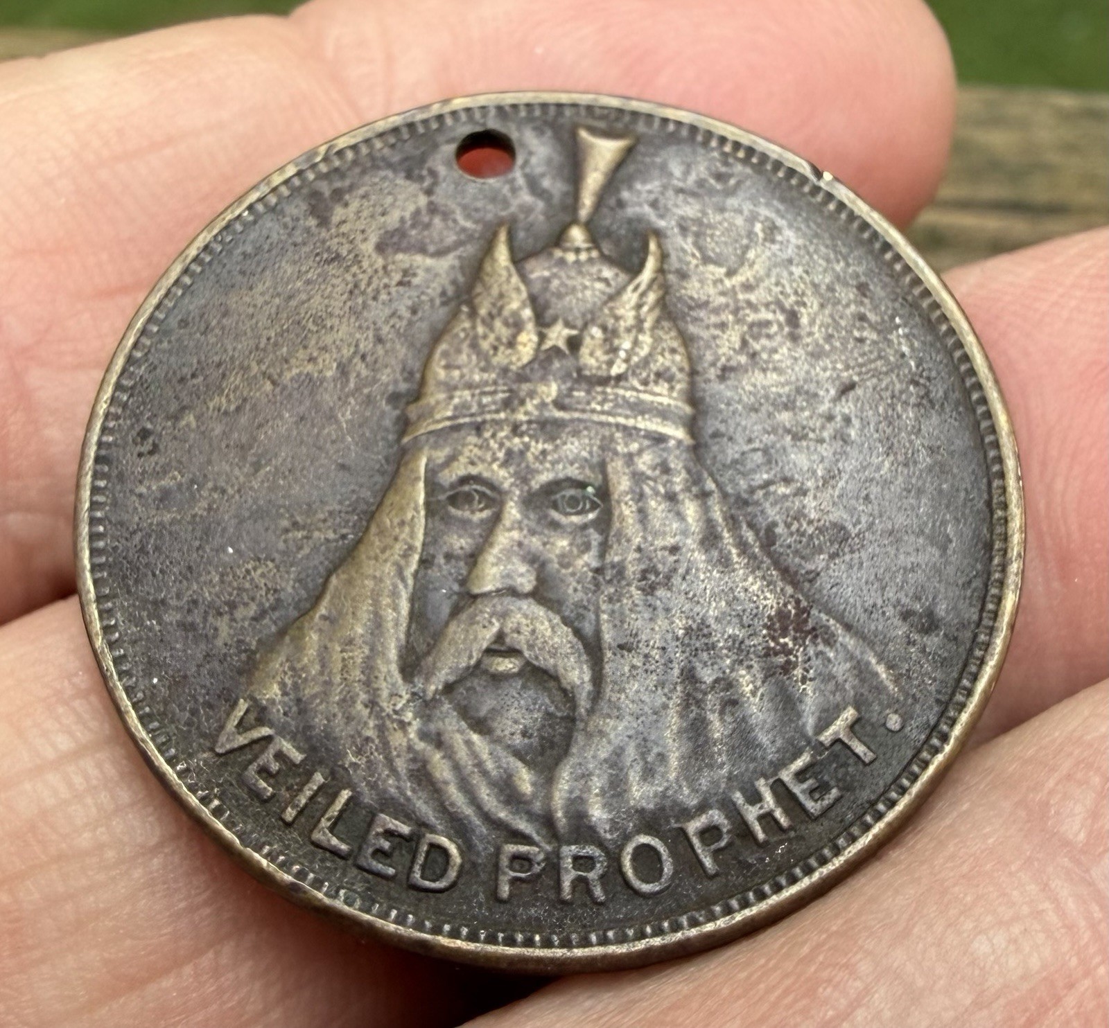 Vintage 1902 VEILED PROPHET TOKEN coin ST. LOUIS-1.25\