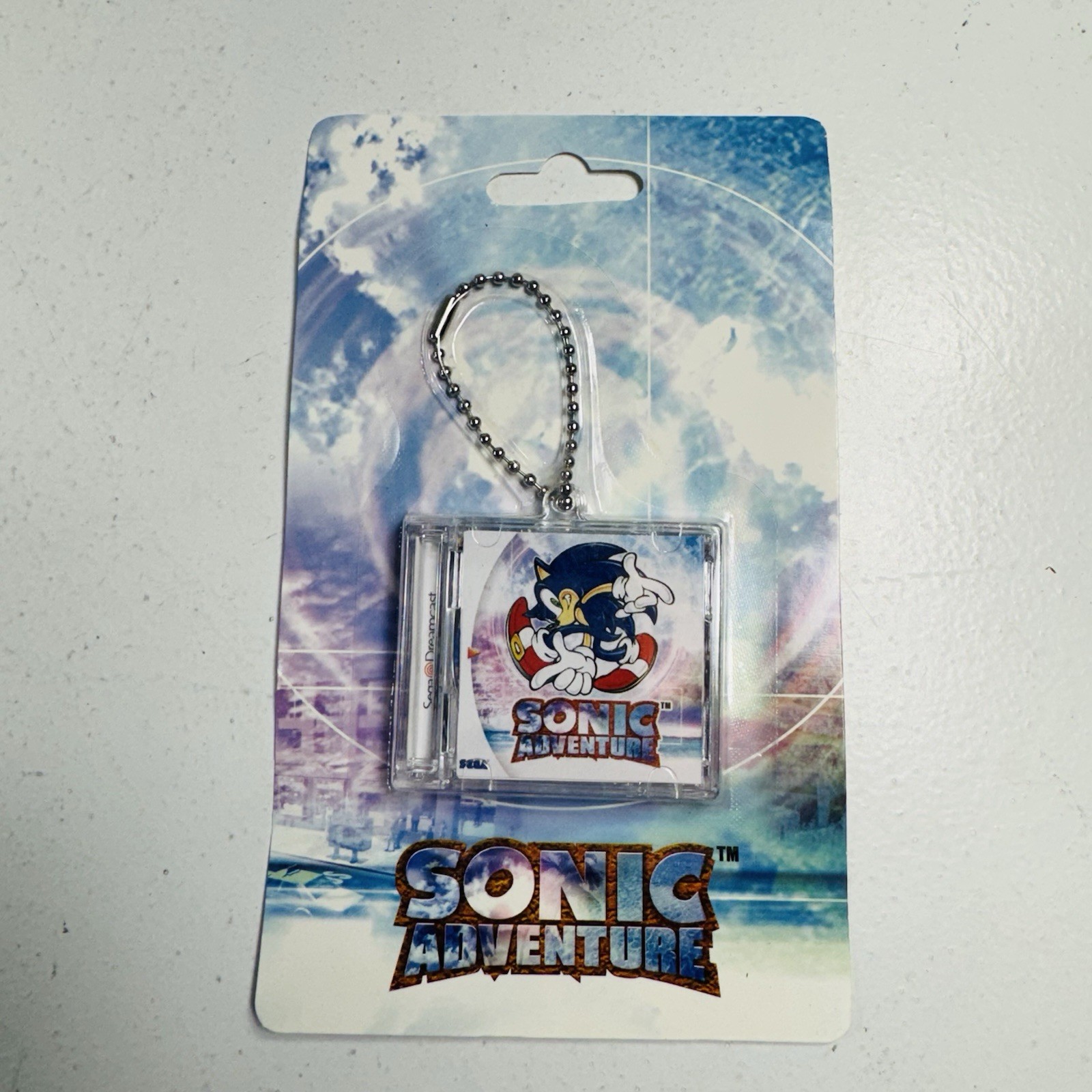Sonic Adventure Sonic the Hedgehog  Keychain SEGA Dreamcast Limited Run Games