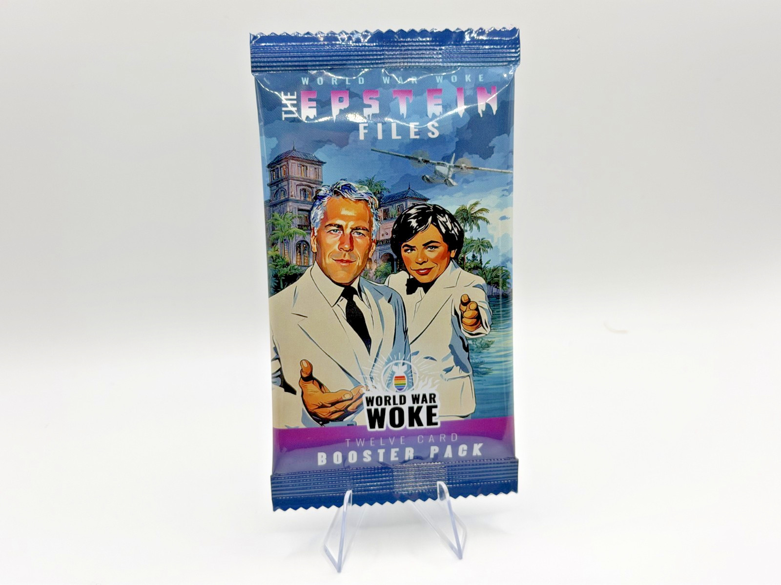 World War Woke The Epstein Files Booster Pack 12 Cards 1st Edition Sealed Parod