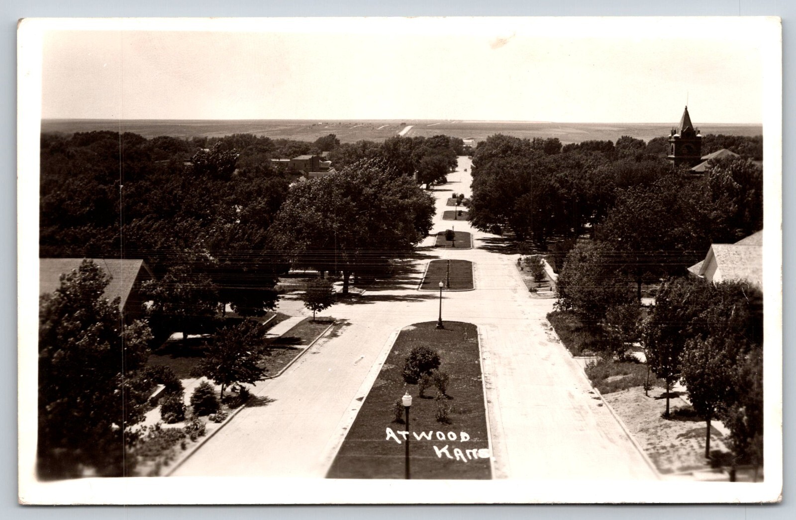 RPPC  1939  Atwood  Kansas     Postcard