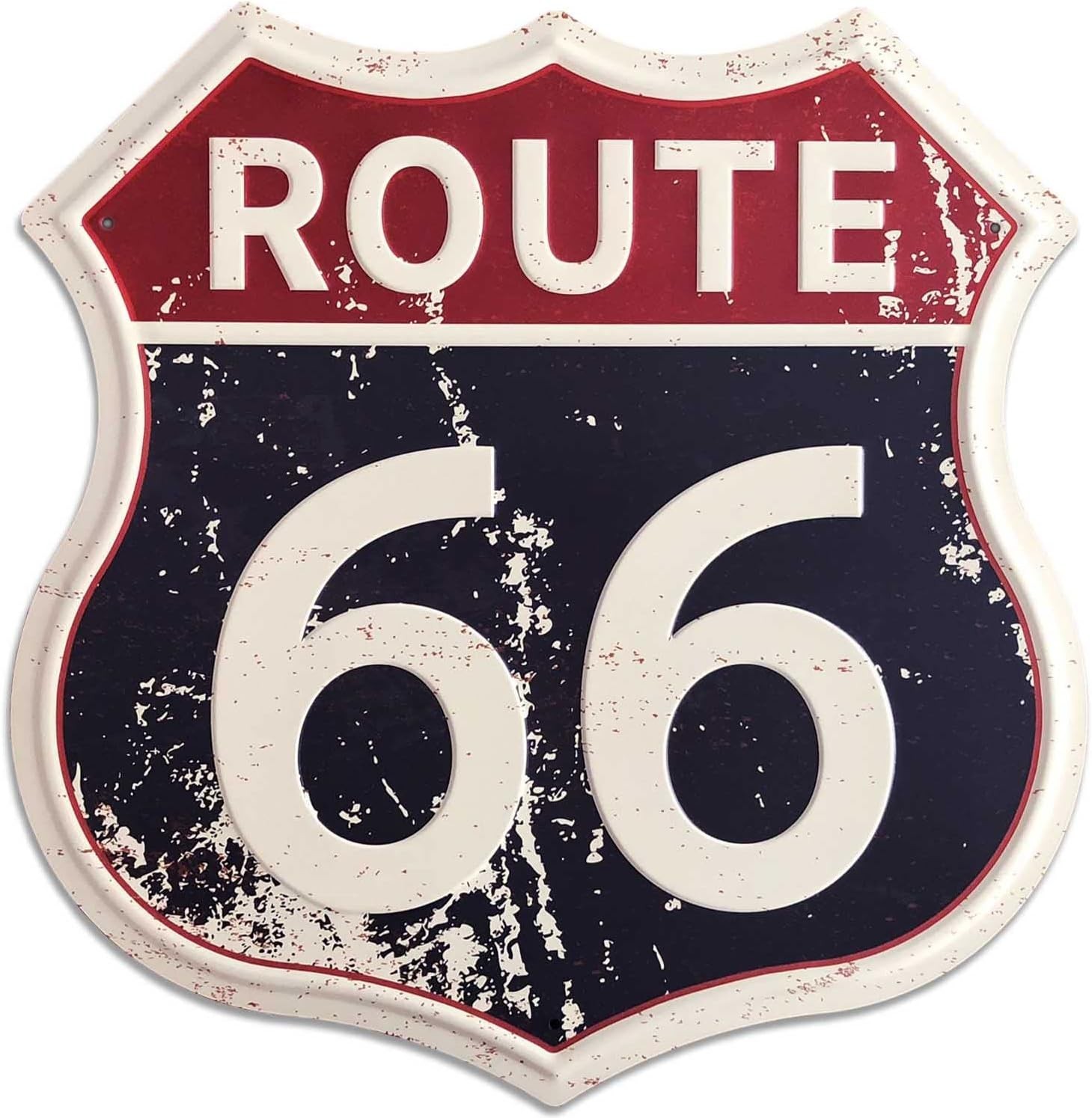 High-Definition Route 66 Signs - Waterproof Metal Wall Decor (12