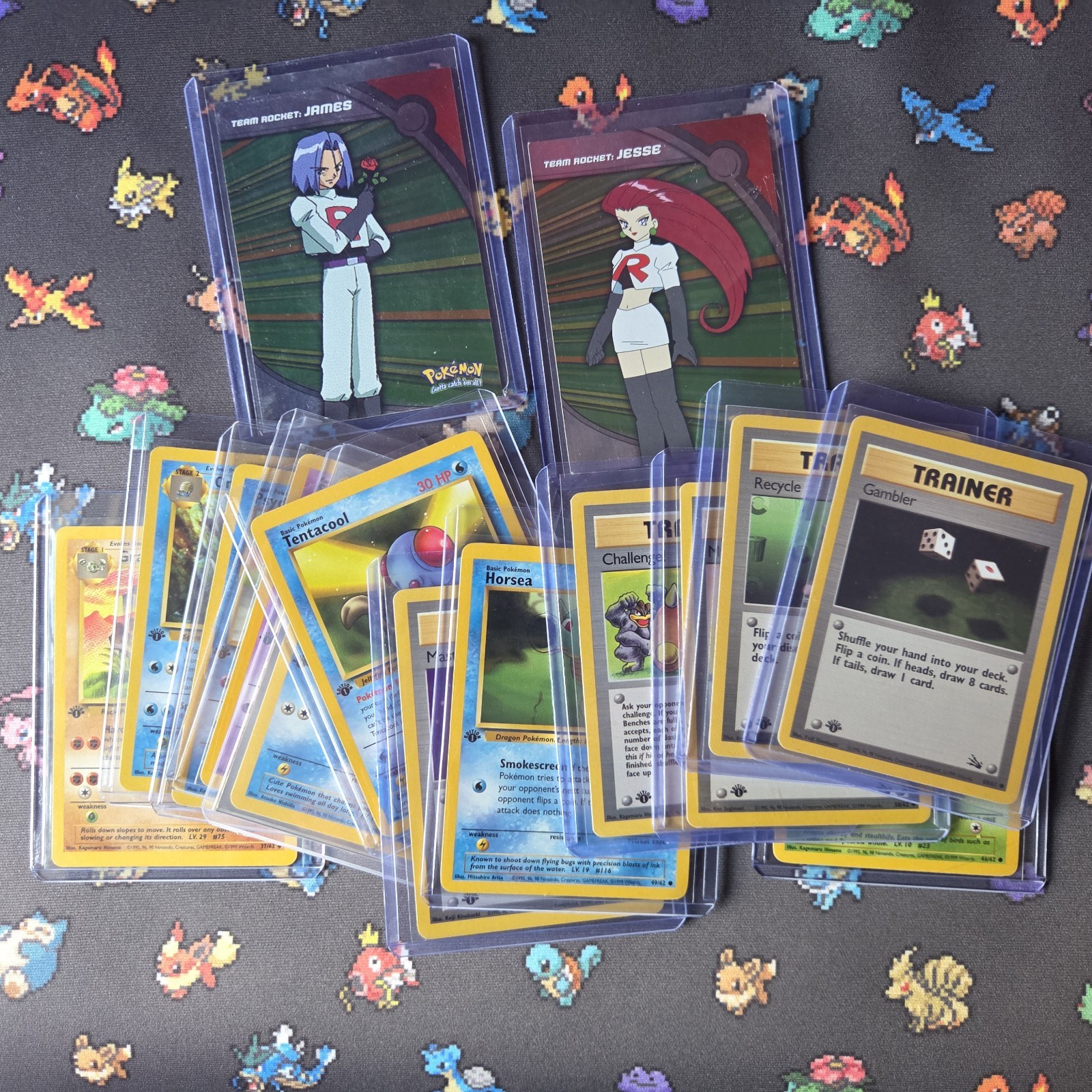Pokemon TCG Bundle of 1st Edition Pokemon Cards Vintage WOTC