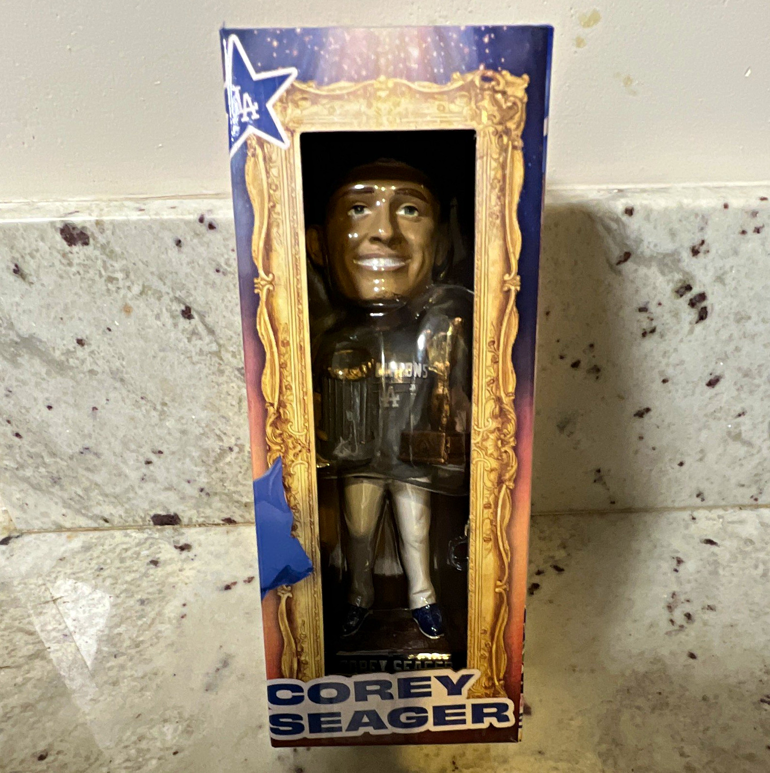 🏆⚾️🧢 Corey Seager Los Angeles Dodgers 2020 WS MVP Bobblehead BNIB 🏆⚾️🧢