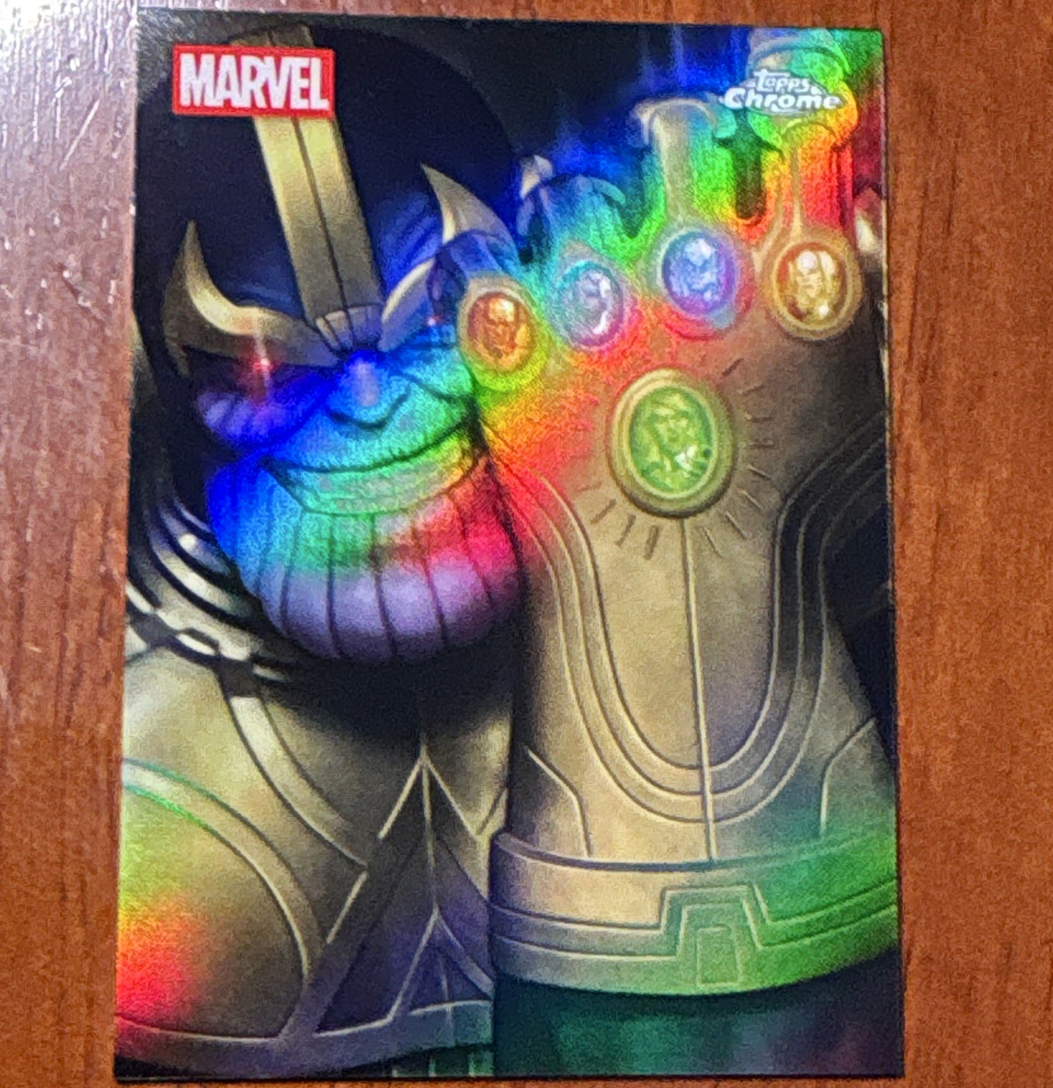 2025 Topps Marvel Chrome Reflections Thanos Rebeca Puebla MR-4 Insert