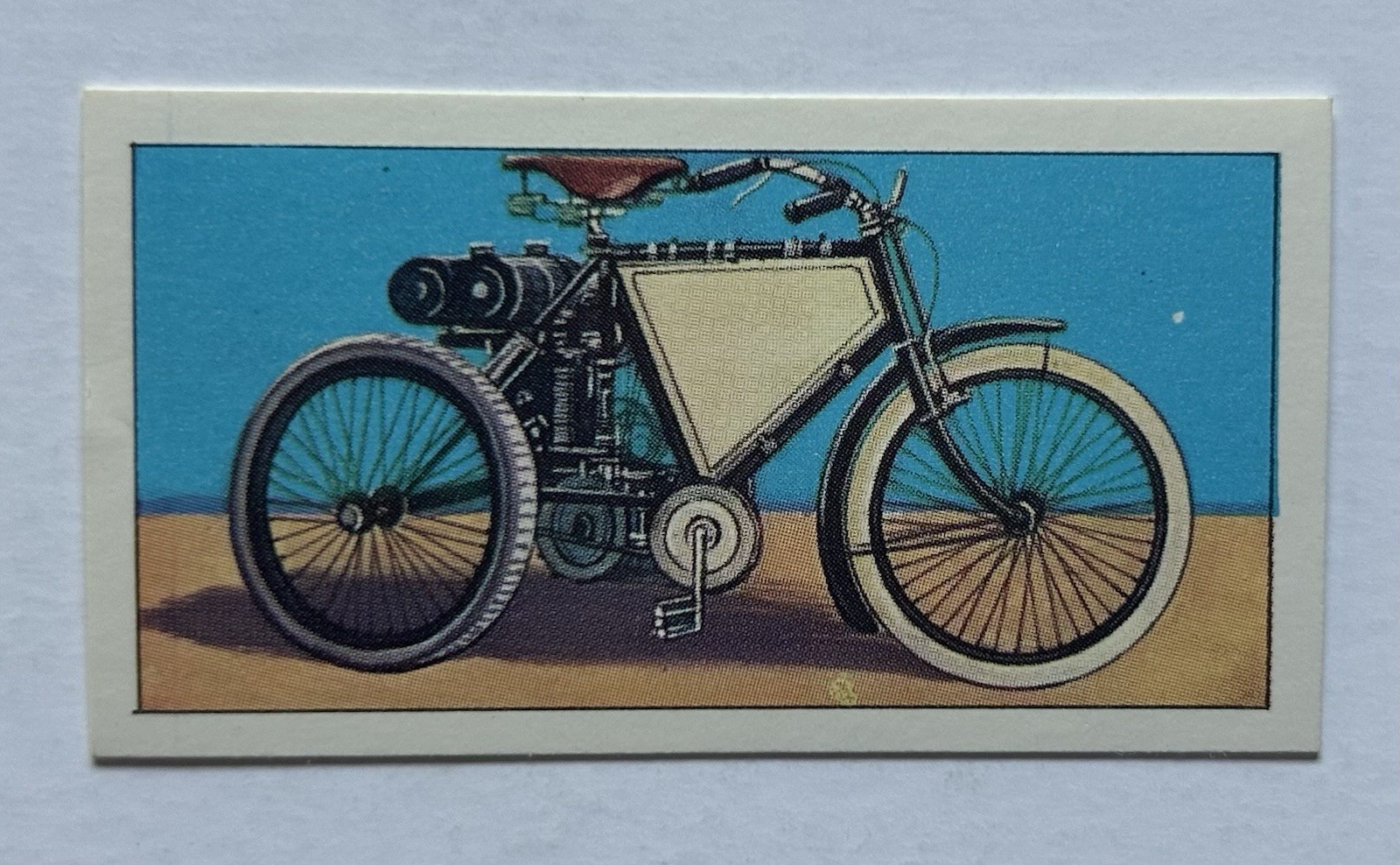 1963 Sweetule Ariel Motor Tricycle 1898 Vintage Motorcycle Tobacco Card #9 TR2