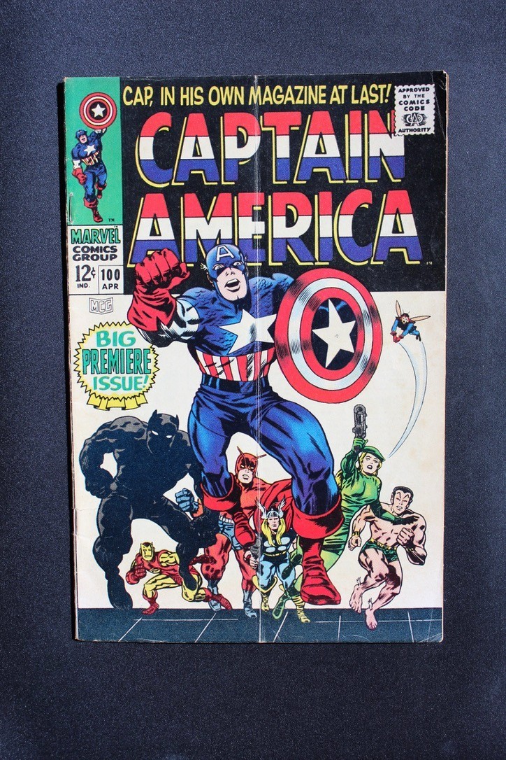 1968 MARVEL COMICS CAPTAIN AMERICA #100
