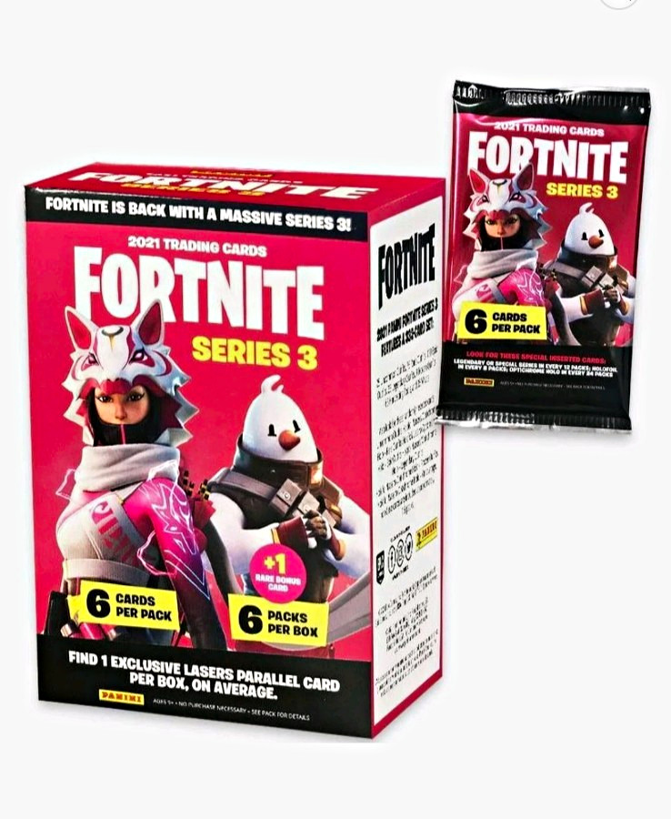 Panini 2021 Fortnite Series 3 Trading Cards 6-Pack (6 Cards/Pack)