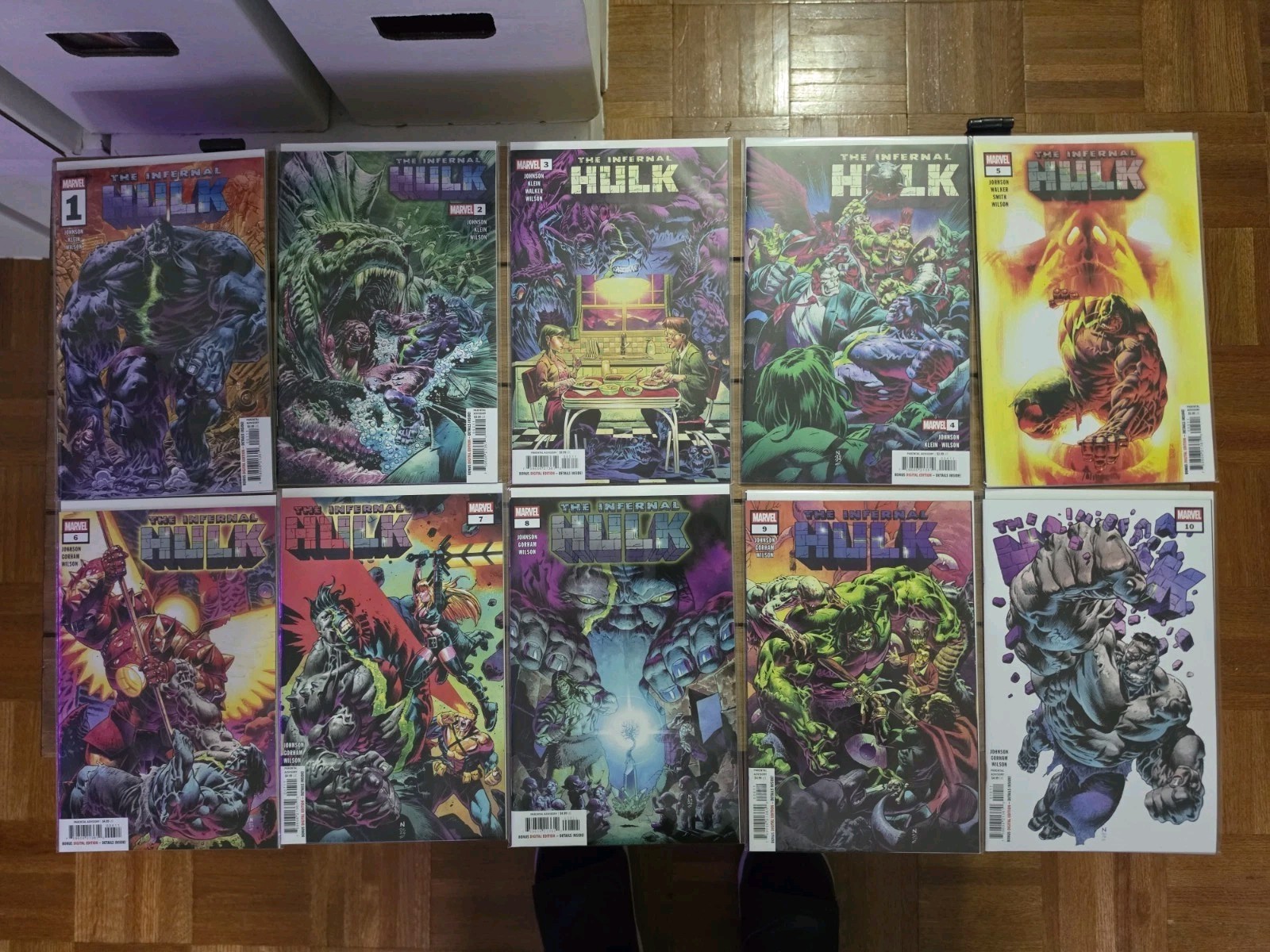 Infernal Hulk #1-10 NM Complete Series Run Marvel Comics 2025 Cover A 1st Print