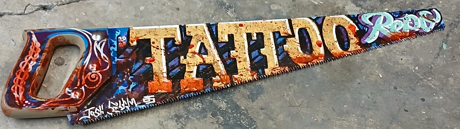 Custom Hand-Painted Handsaw Wall Art Custom Hand-Painted Handsaw Wall Art