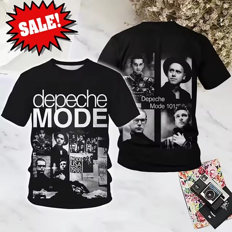 NEW Depeche Mode Band 101 Album 3D All Size T Shirt CC366