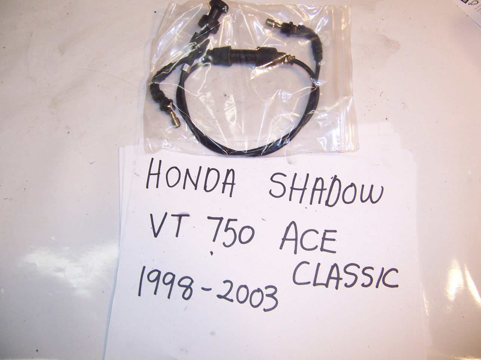 HONDA SHADOW ACE CLASSIC 750 COMPLET CHOKE CABLE ASSY W/ PLUNGERS 