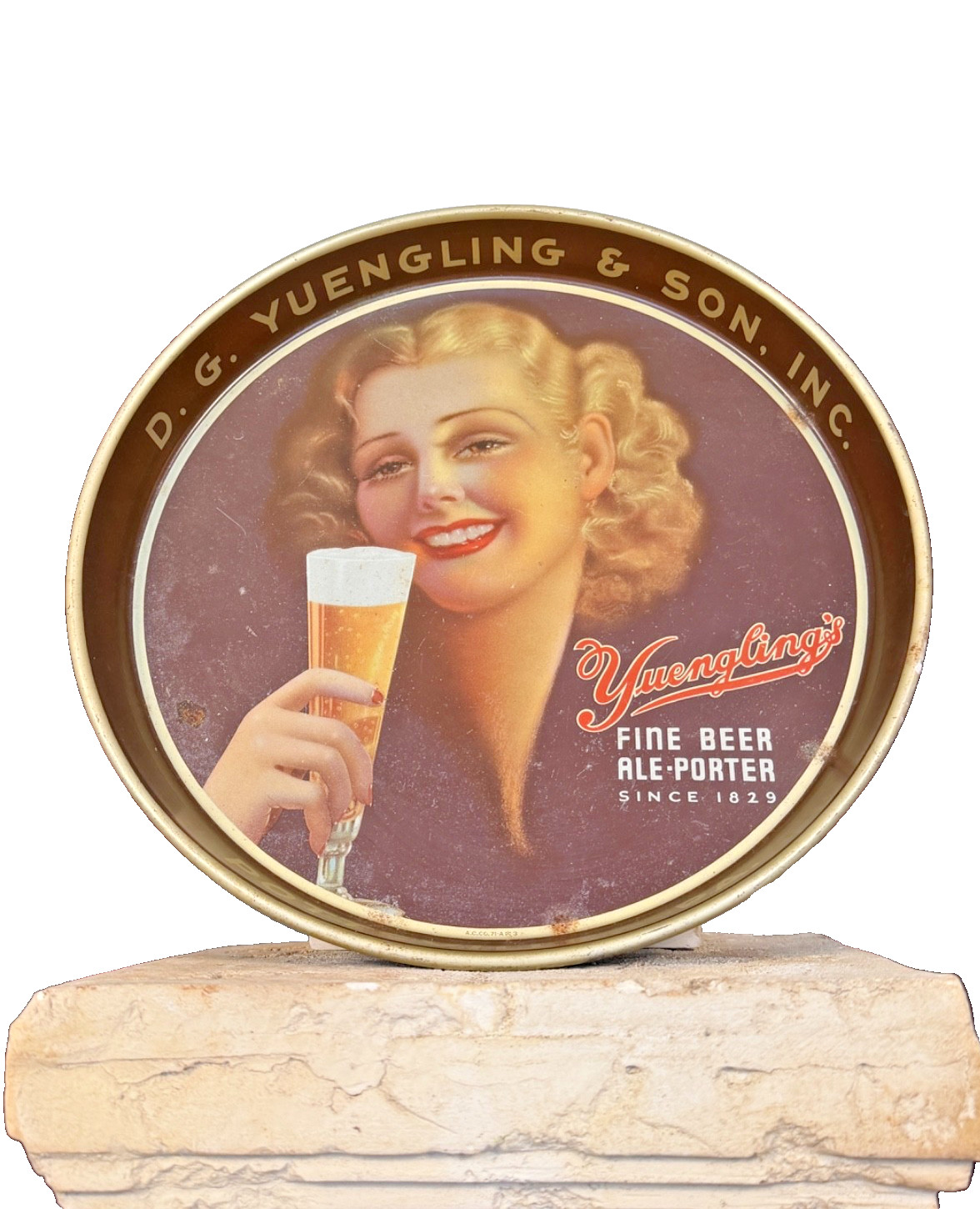 Vintage D.G. Yuengling & Son Inc Beer Advertising Tray Pottsville PA 12 Vintage D.G. Yuengling & Son Inc Beer Advertising Tray Pottsville PA 12