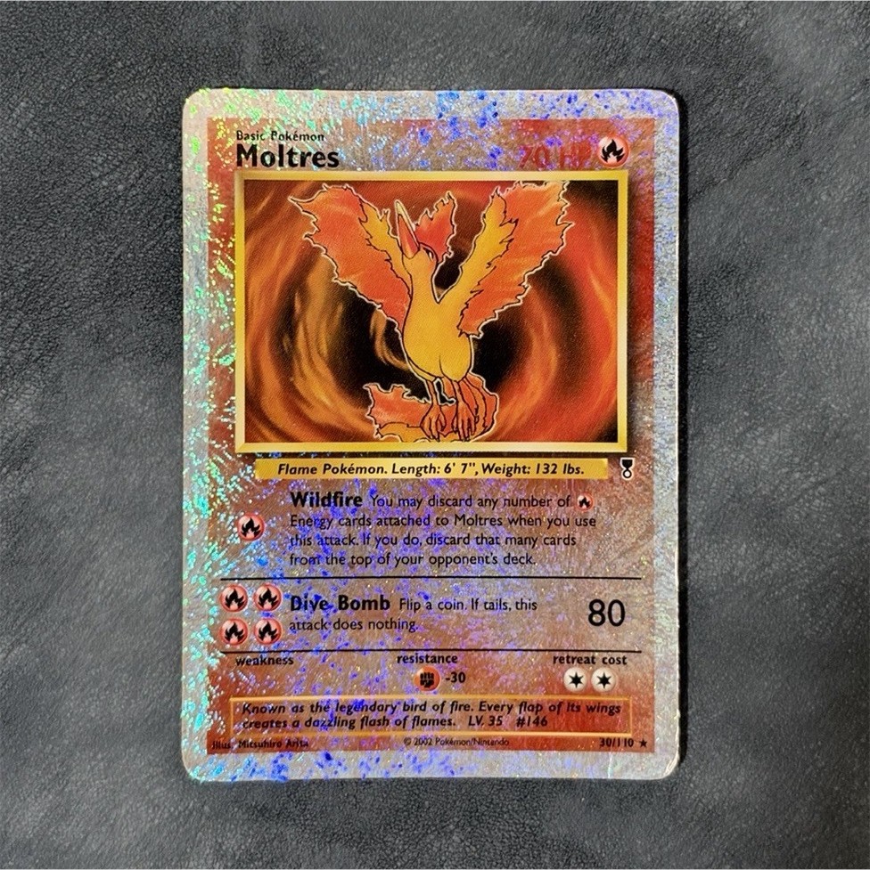 Moltres 30/110 Legendary reverse Holo Rare English 2002