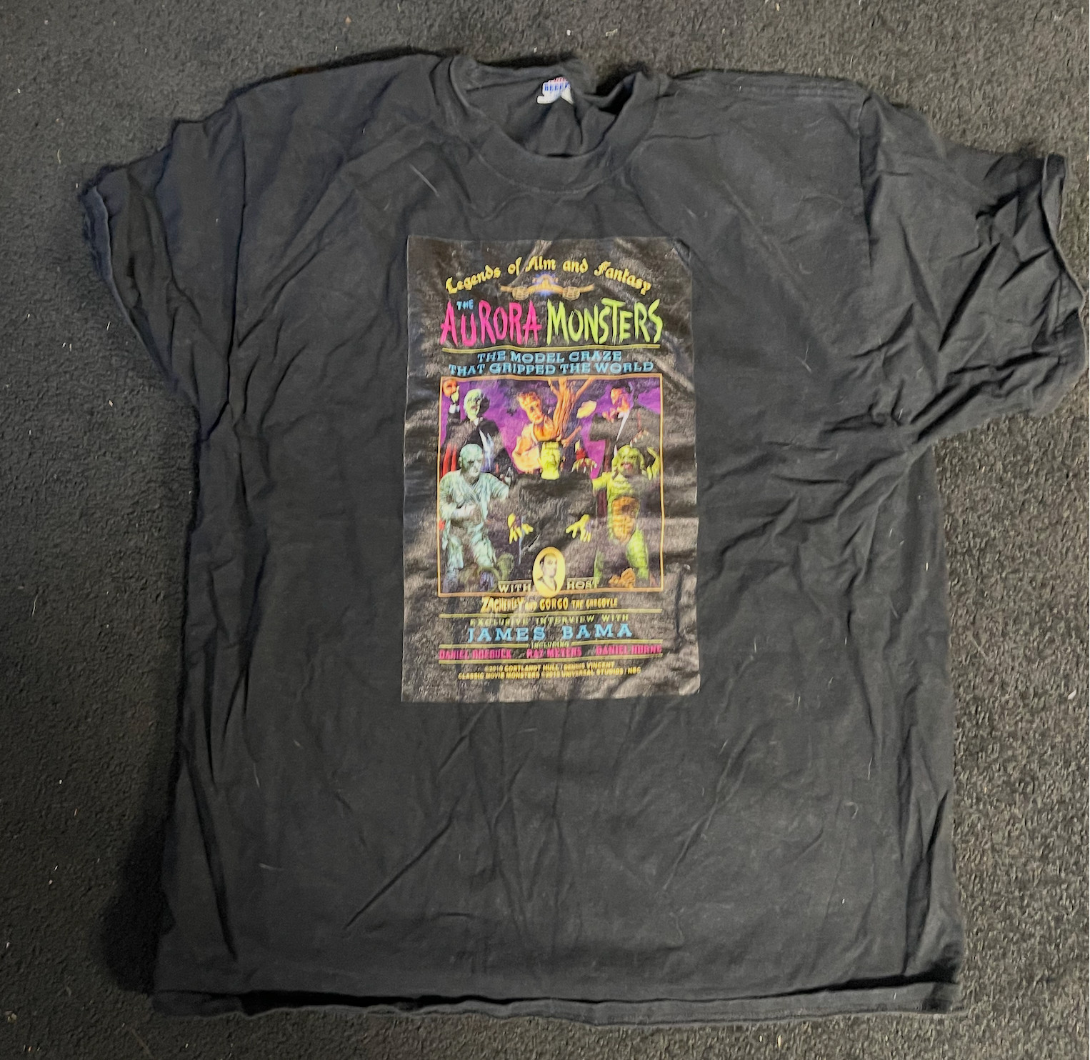 Vintage Aurora Models Documentary T-Shirt Size XL