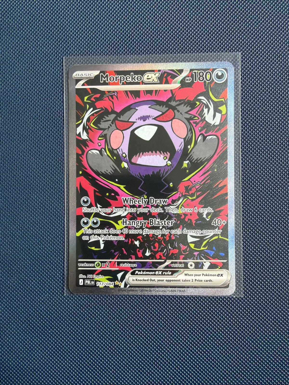 Morpeko ex 117/084 SIR Pitch Black English Pokémon TCG Special Illustration Rare