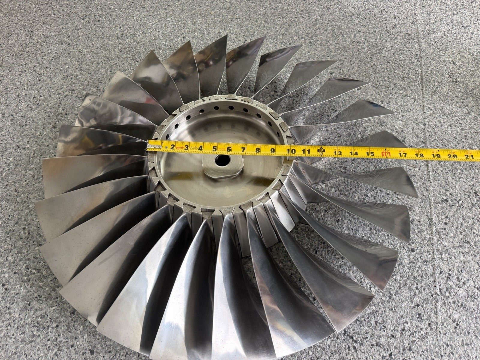 Mig 21 Jet Engine Fan Turbine Russian Fighter 29 SU 27 Desk Model Art Table Disc