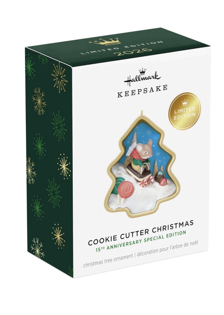 Hallmark Keepsake 15th Anniversary Cookie Cutter Ornament 2026 Limited Special
