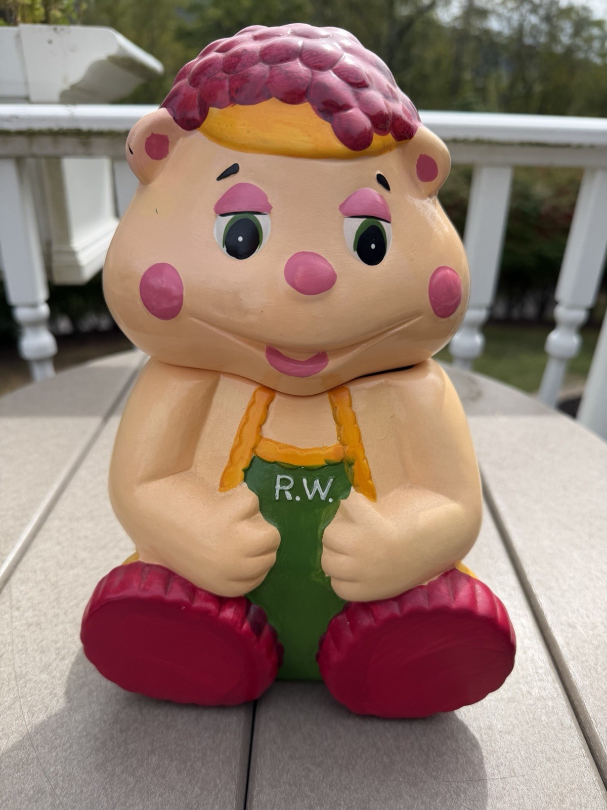 Vintage 1980s R.W. Frookie Ceramic Cookie Jar 11