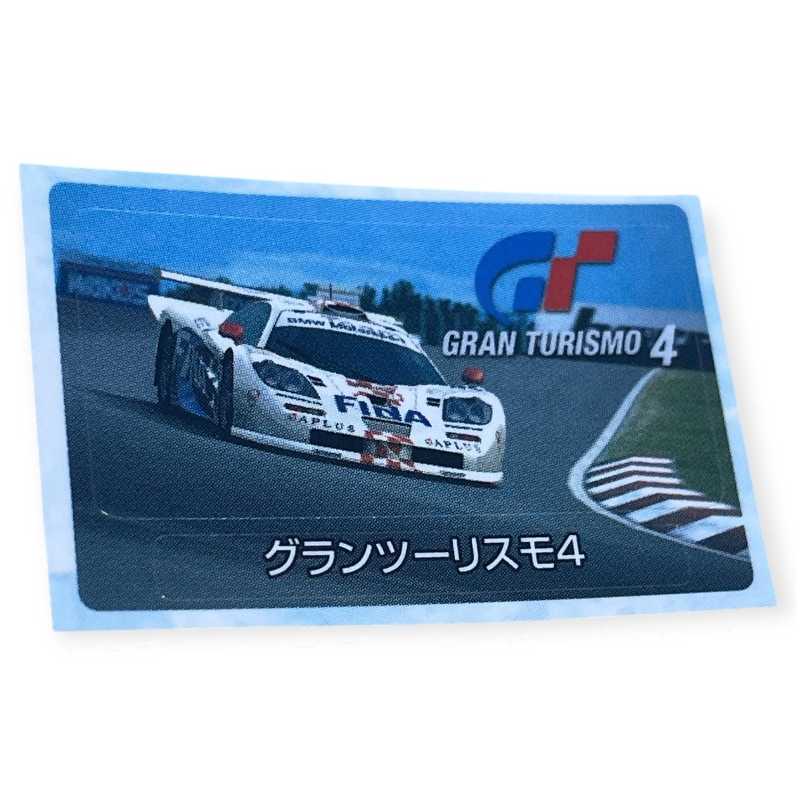 Sony PlayStation 2 PS2 Gran Turismo 4 Driving Simulator 2004 Memory Card Sticker