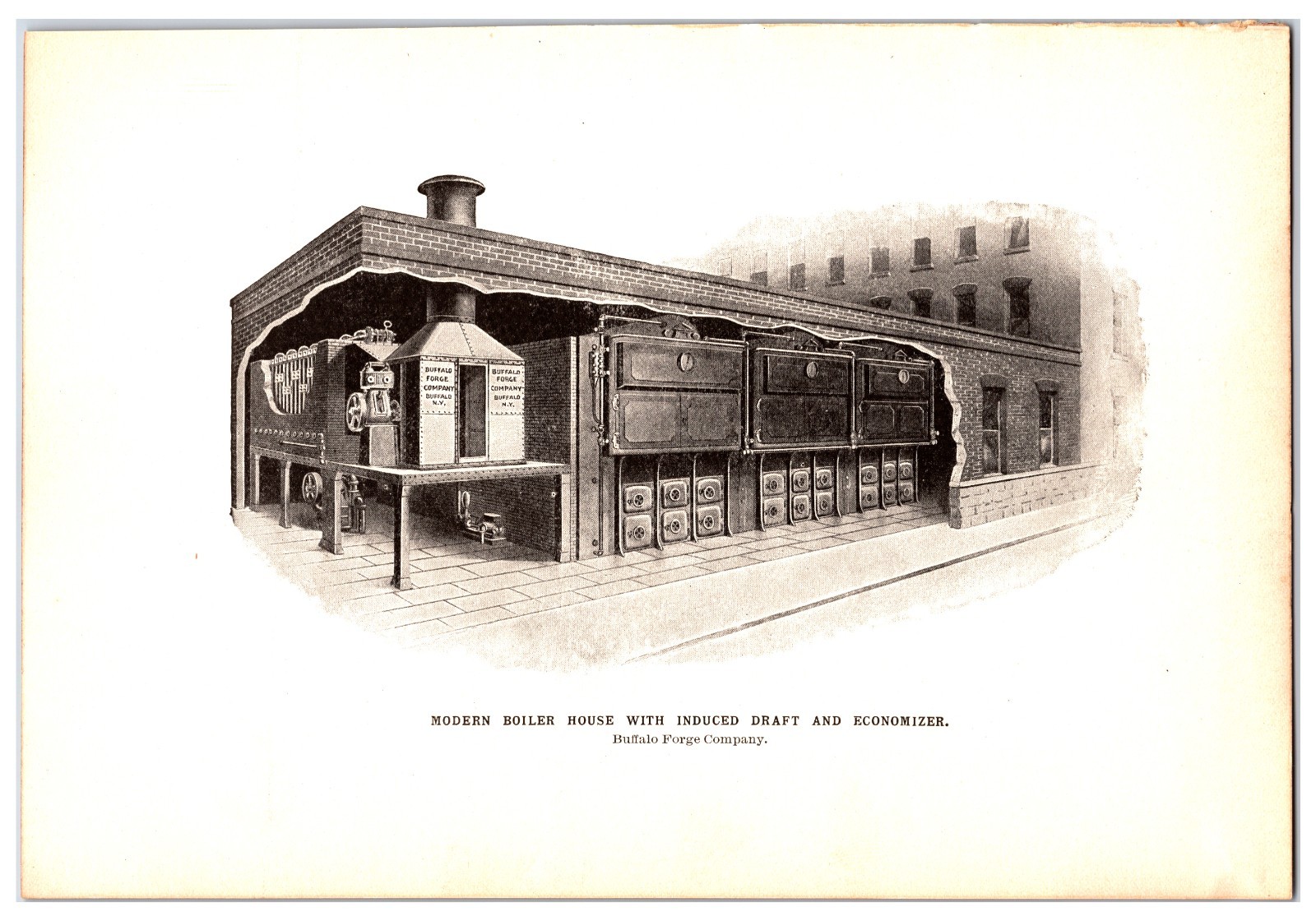 Original 1906 Modern Boiler House - Buffalo Forage Company - Engineering Page
