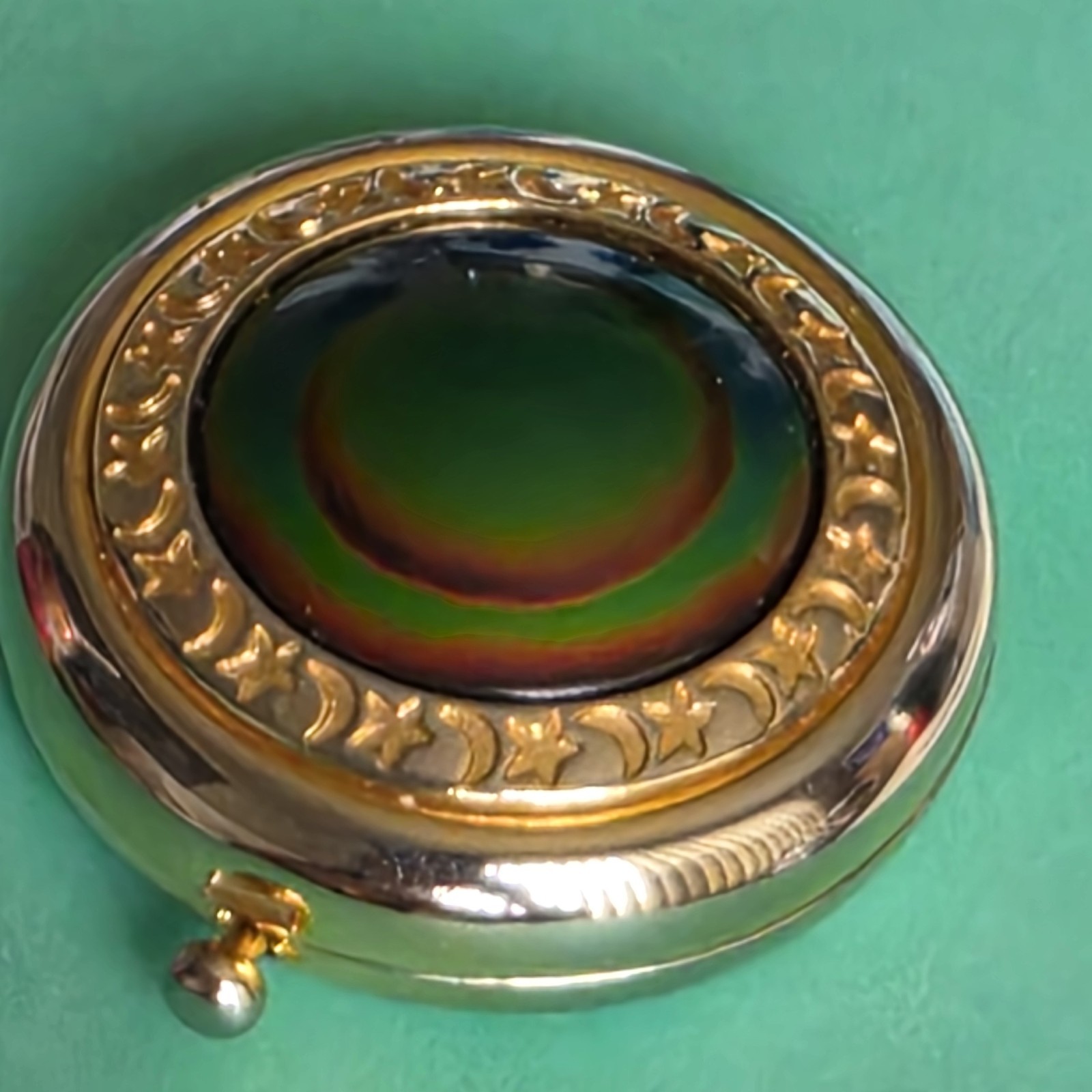 Vtg Estee Lauder Compact Mood Color Change Lucidity The Attitude Transparent 