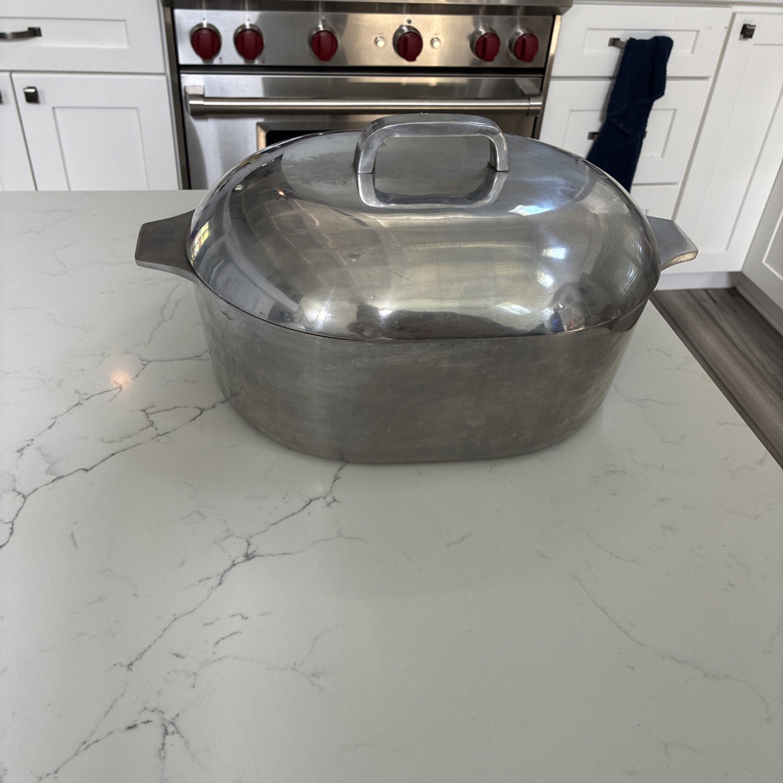 Vintage Nasco Royalty Large Aluminum Lidded/Covered Roaster