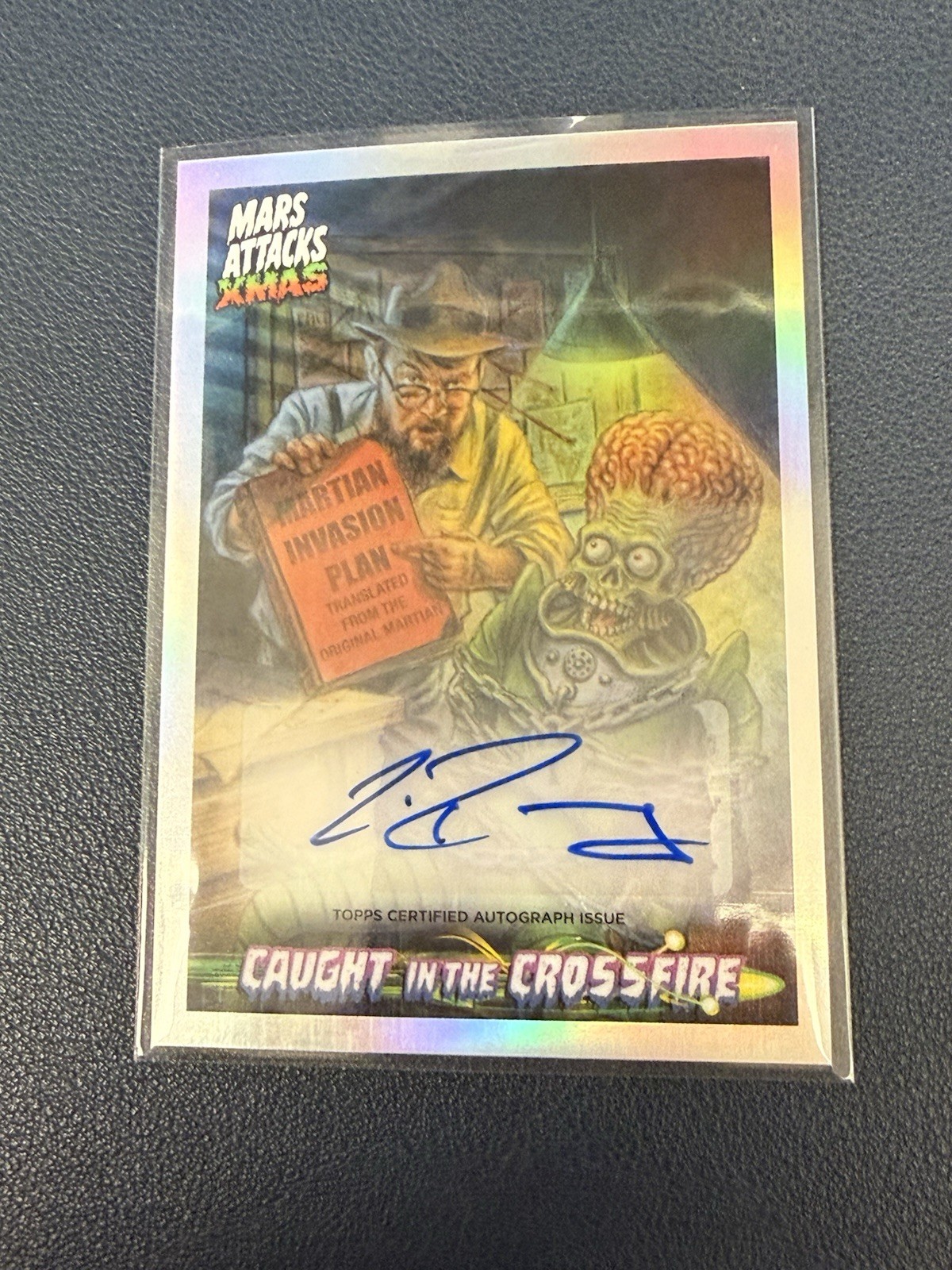Topps 2026 Mars Attacks Christmas Caught in the Crossfire CHRIS RAMSAY Auto