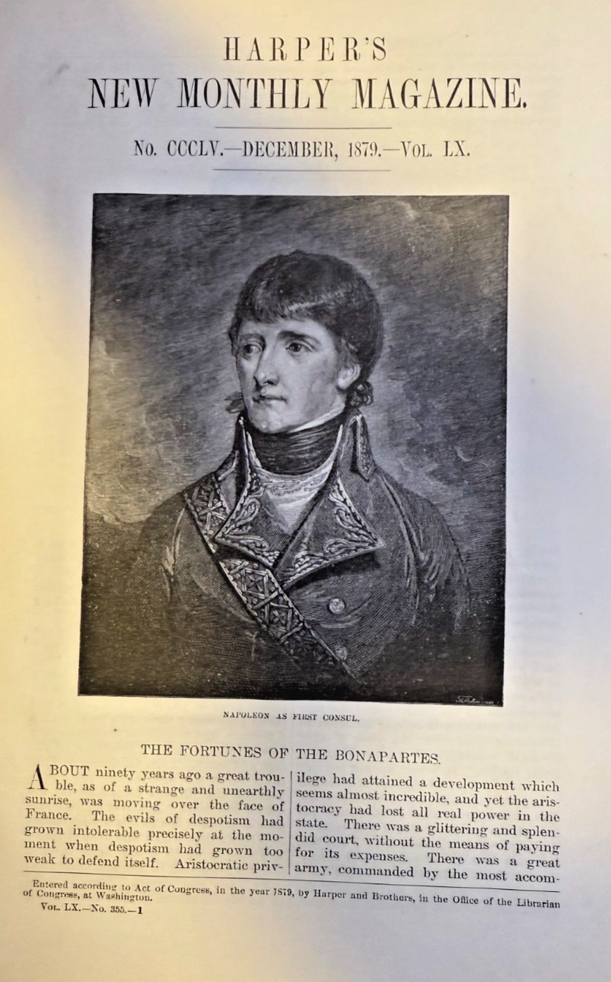 1879 Fortunes of the Bonapartes Napoleon Josephine Jerome Bonaparte Napoleon III