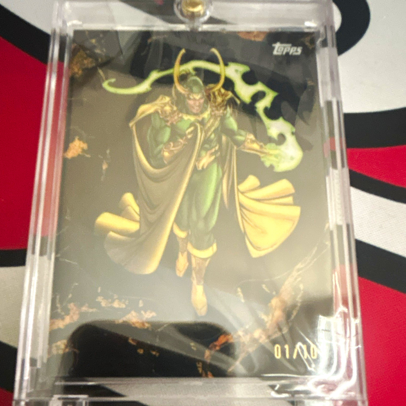 Topps 2025 Marvel Comic Book Heroes The 2000s Loki #78 Serial #01/10