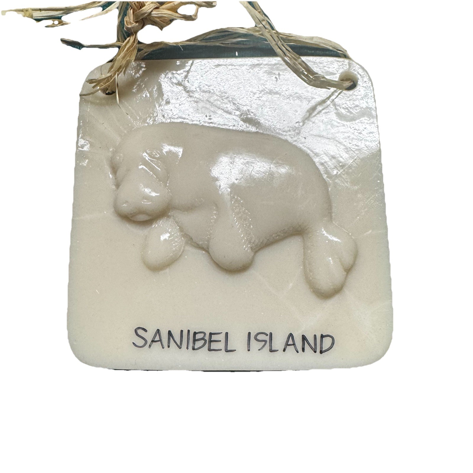 Sanibel Island Ornament Manatee From Hawaii Vintage