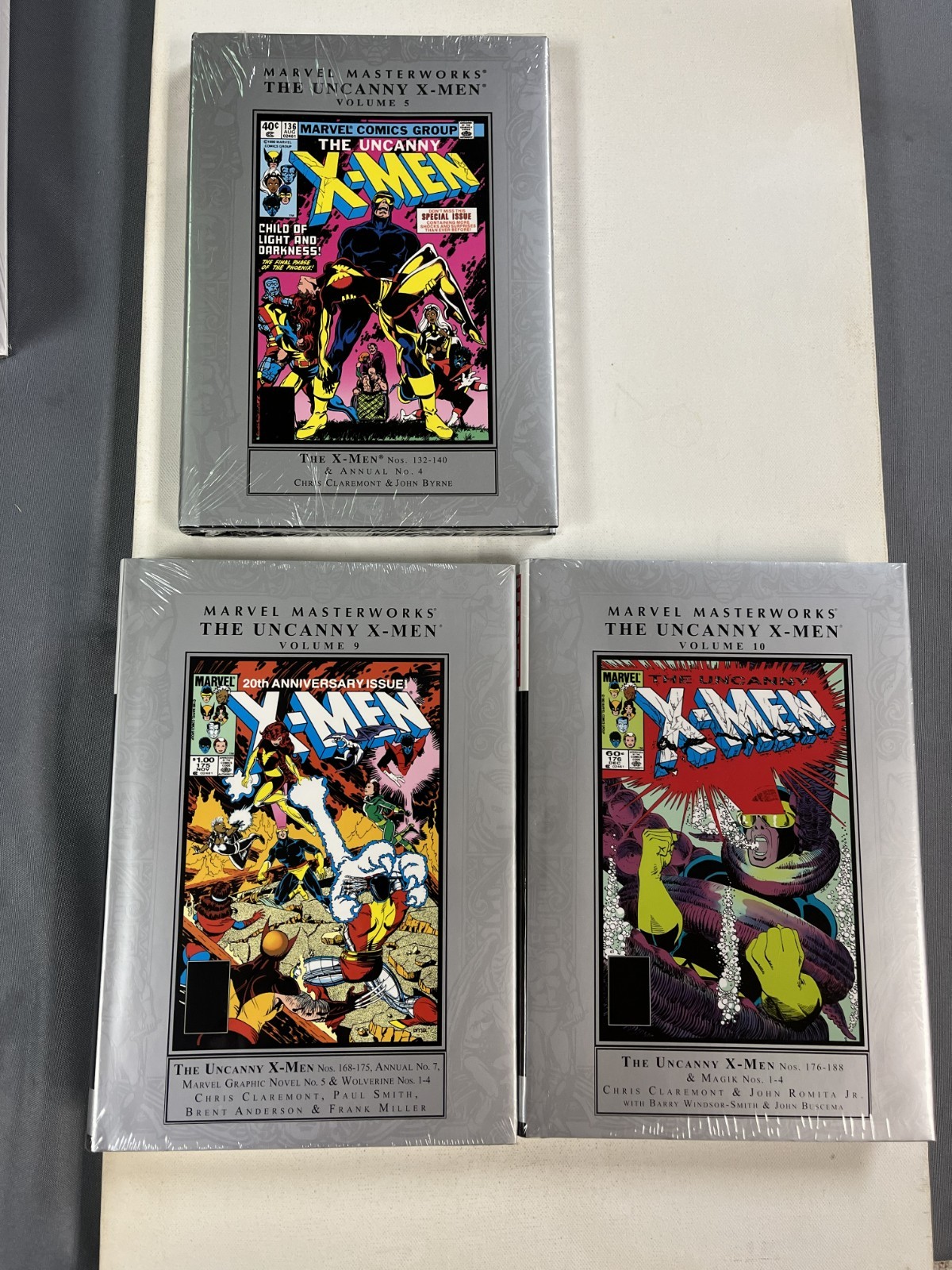 Marvel Masterworks The Uncanny X-Men Vol. 5, 9 and 10 3 Sealed Hardcovers