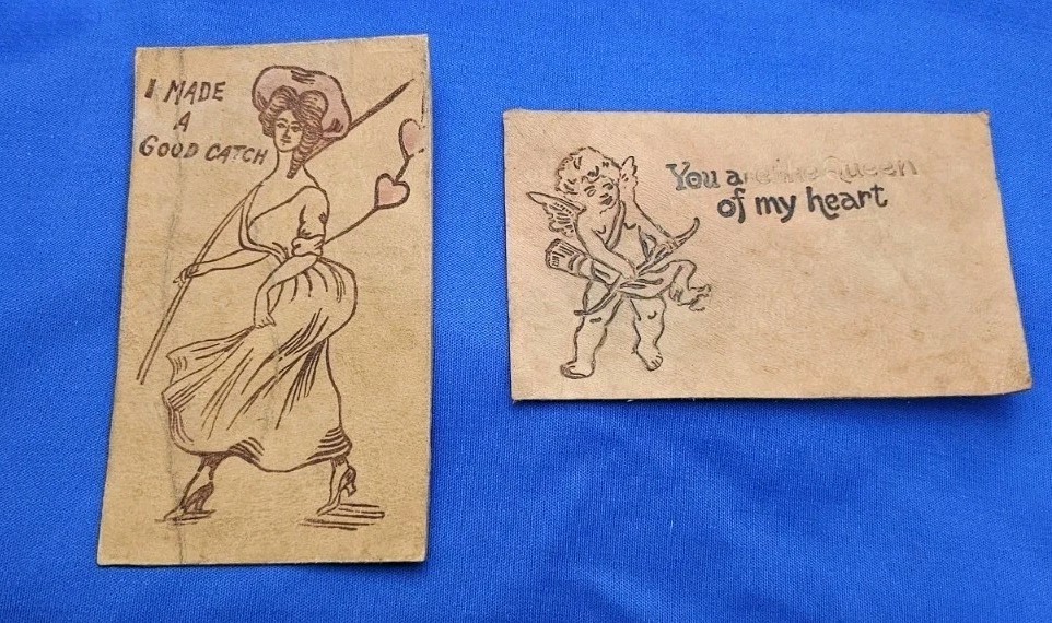 vintage leather postcards vintage leather postcards