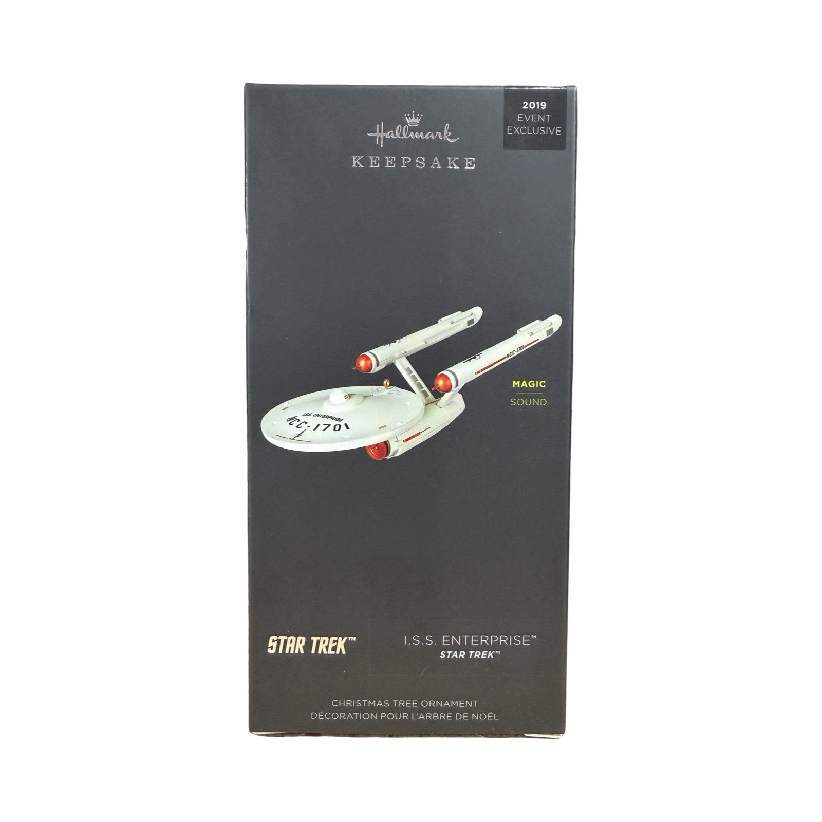 2019 Hallmark POP Minded I.S.S. Enterprise Ornament - Star Trek - Exclusive