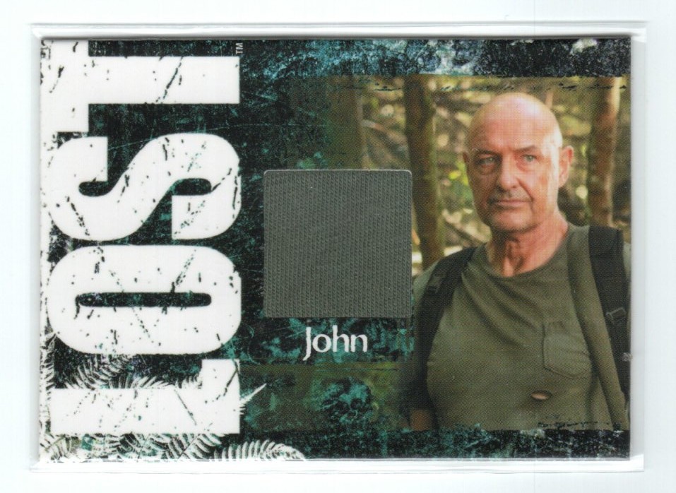 LOST Archives Rittenhouse 2010 Costume Relic Terry O\'Quinn John Locke #218/375