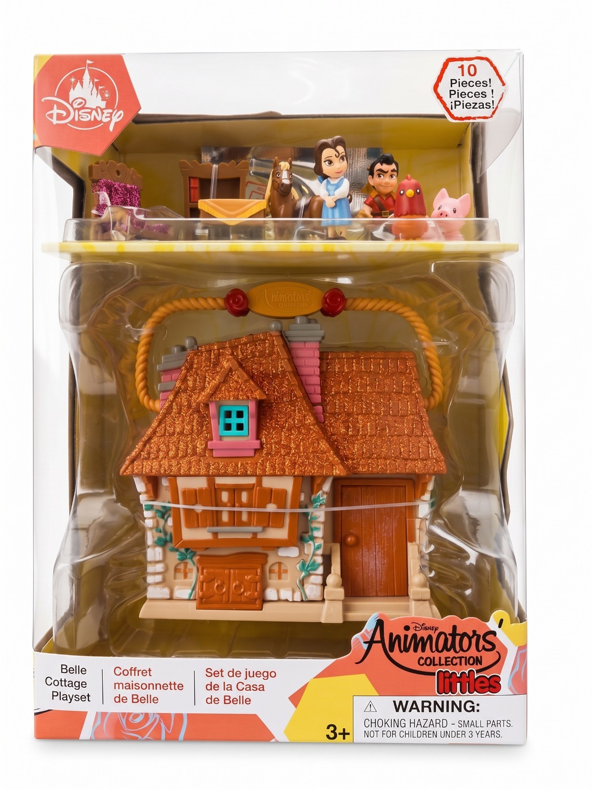 NEW Disney Littles Aurora Sleeping Beauty Cottage Play Set Animators\' Collection