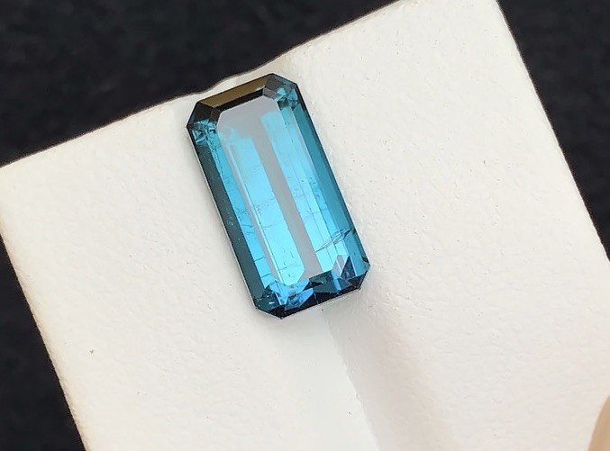 4.60 Ct Natural Blue Transparent Indicolite Tourmaline Gemstone