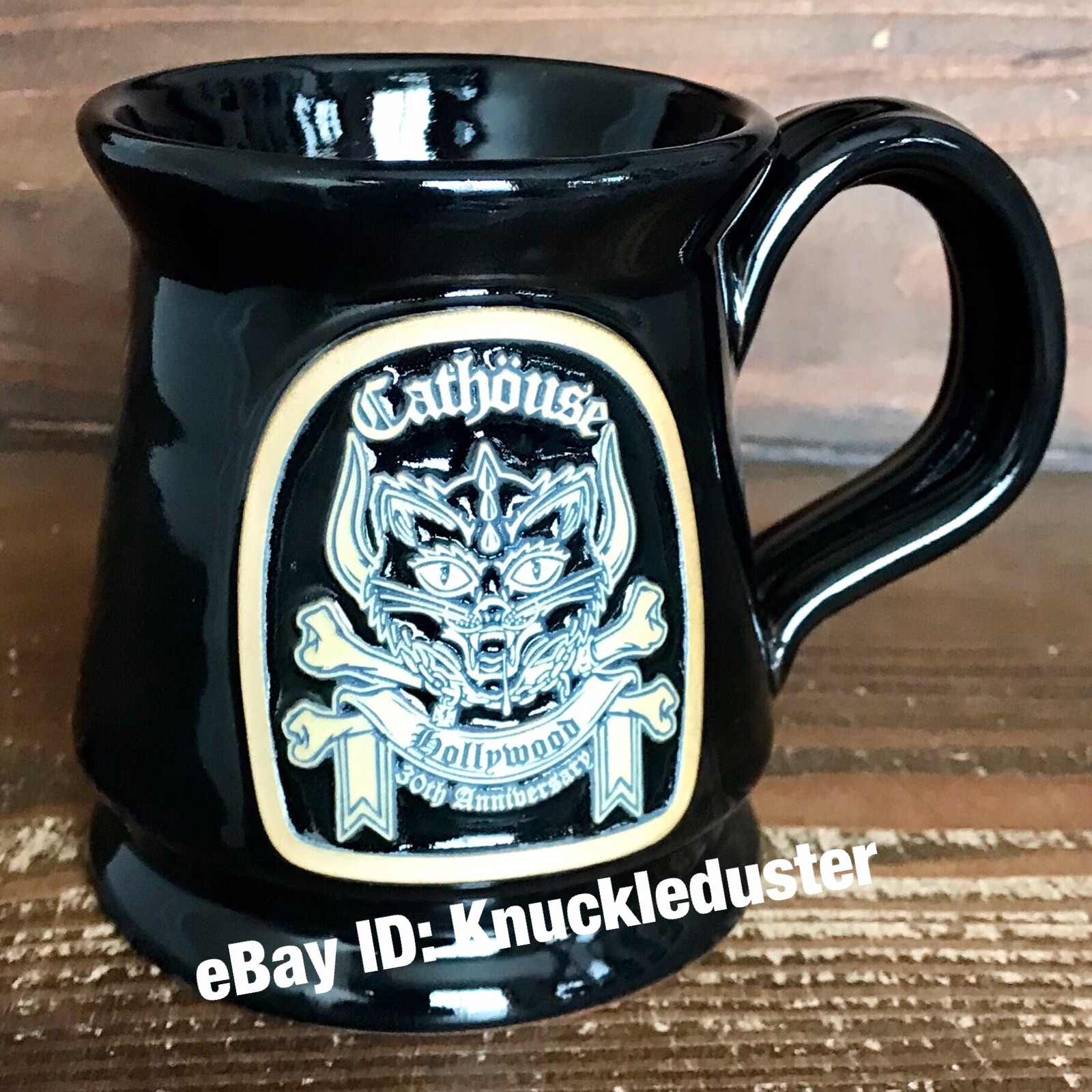 Motorhead Cat Cathouse Hollywood 2016 Coffee Mug Deneen Riki Rachtman Tattoo HTF