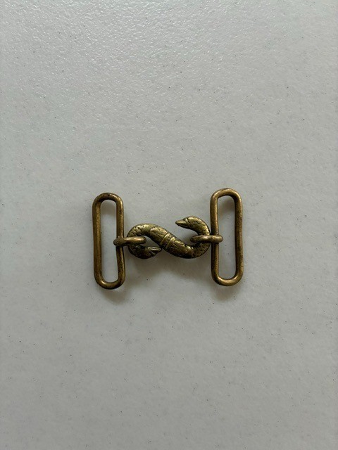 Civil War Snake Belt Buckle Similar to that worn by Gen George Pickett