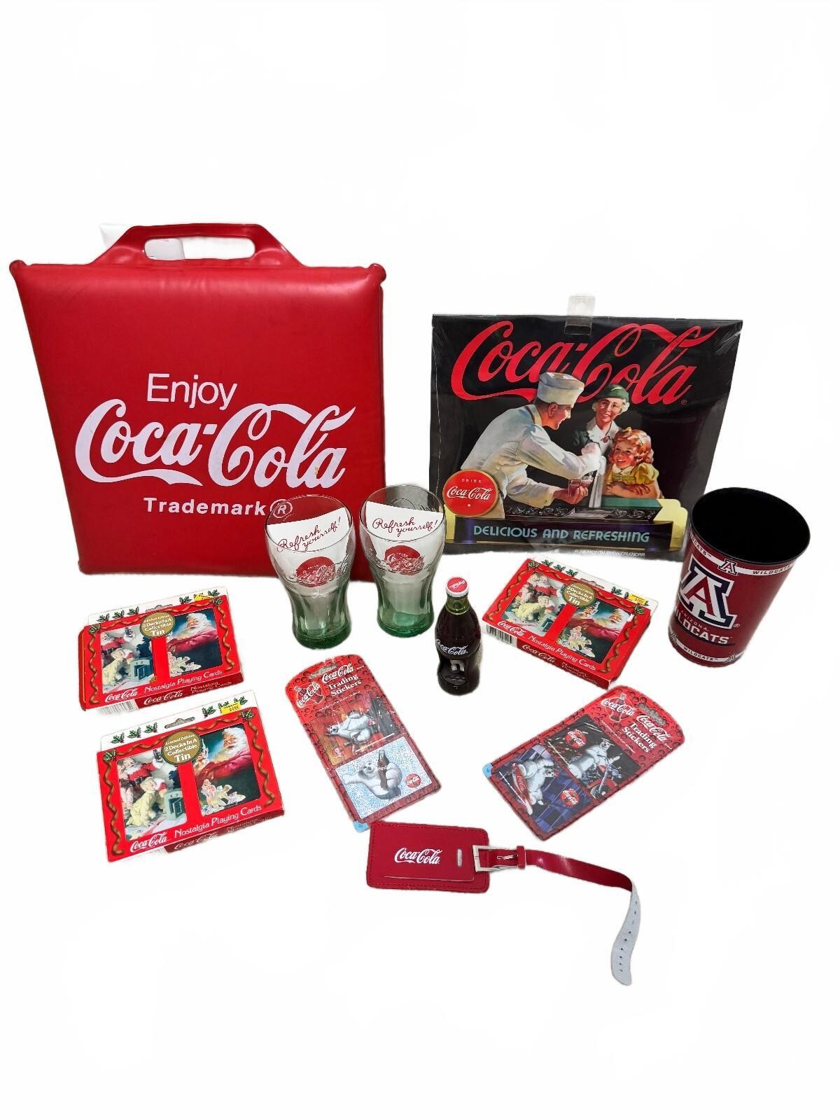 Coca-Cola Vintage Style Collectibles Lot - 11-Piece Gift & Memorabilia Bundle
