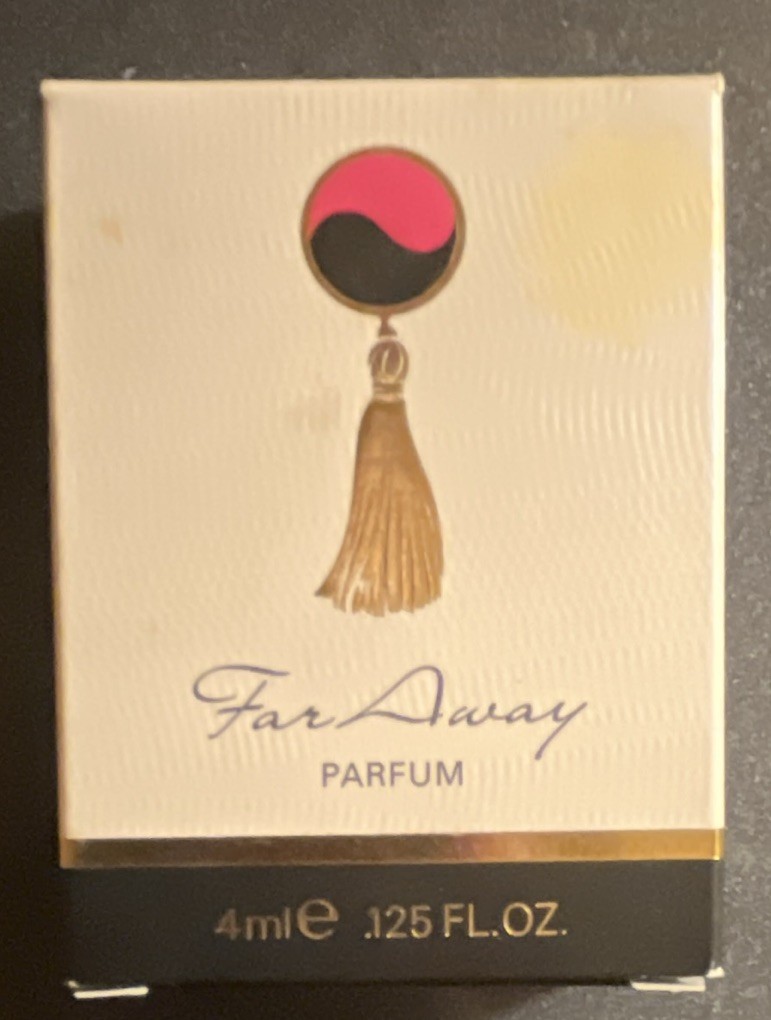 Vintage 1994 Avon Far Away Parfum Miniature Boxed Perfume 4 mL (0.125 fl oz)