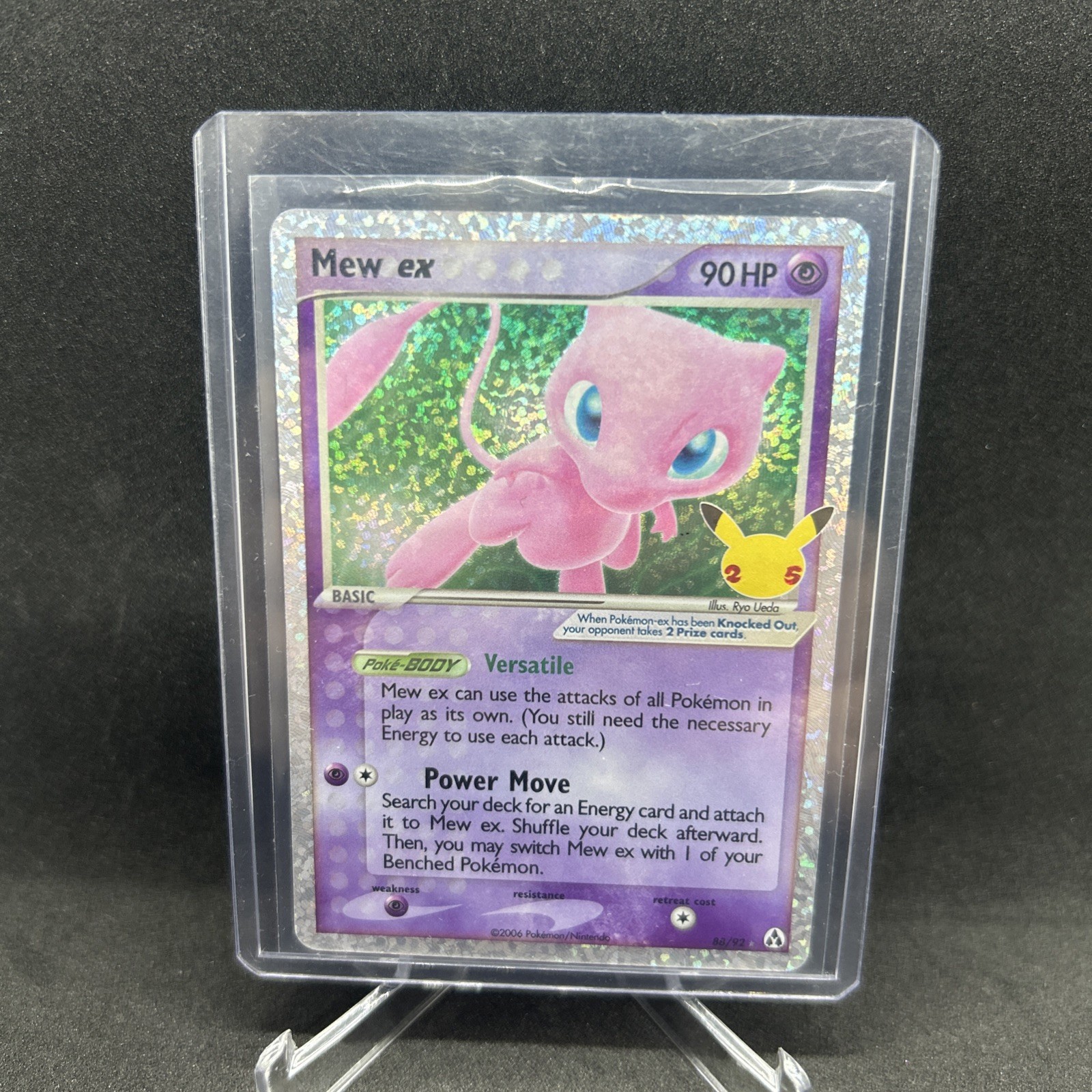 Pokemon tcg mew ex 88/92 25th celebration NM
