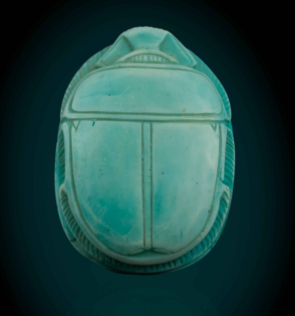Ancient Egyptian Rare Scarab Amulet Mythological Creation Deity Amulet BC