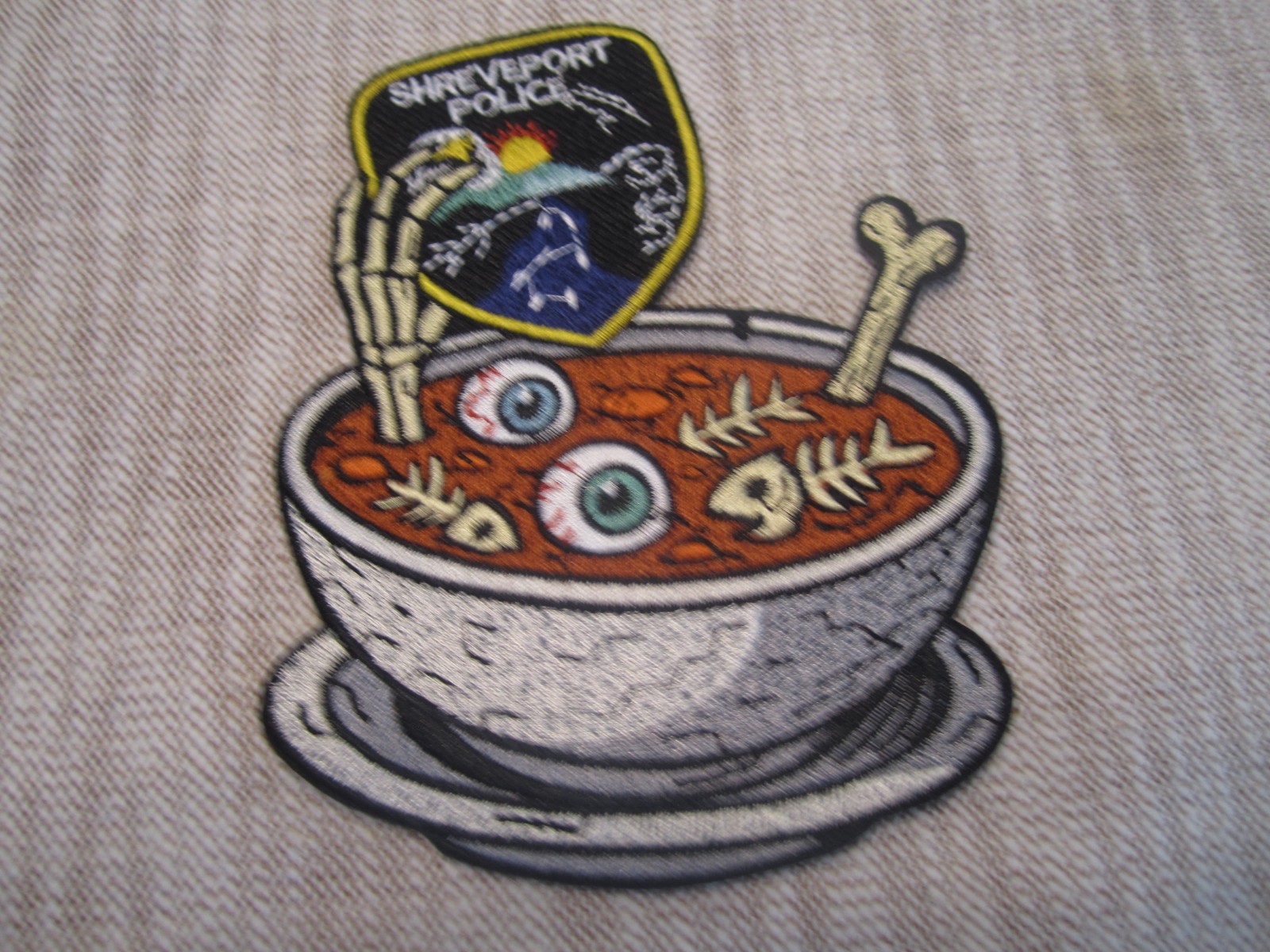 RARE SHREVEPORT Louisiana Police Halloween Patch (LA) WOW